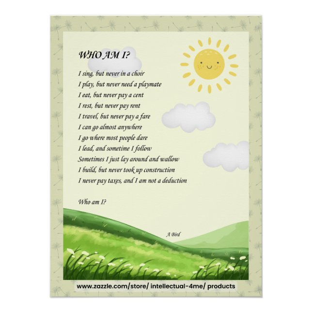 Póster Riddle Wall Art (Anverso)