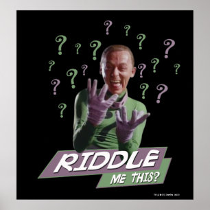 Póster Riddler - Riddle Me This