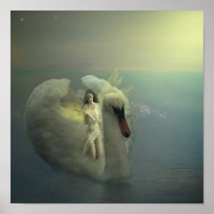 Póster Ride A White Swan