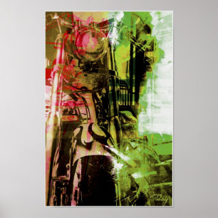 Póster Riderizador más verde