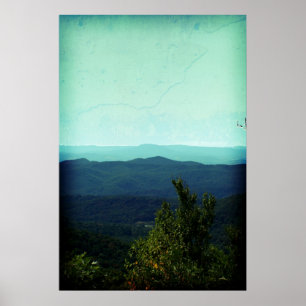Póster Ridge azul