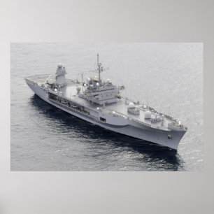 Póster Ridge azul USS (LCC 19)