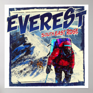Póster Ridge del Sudeste del Everest