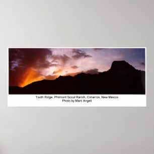 Póster Ridge Diente, Rancho Philmont Scout