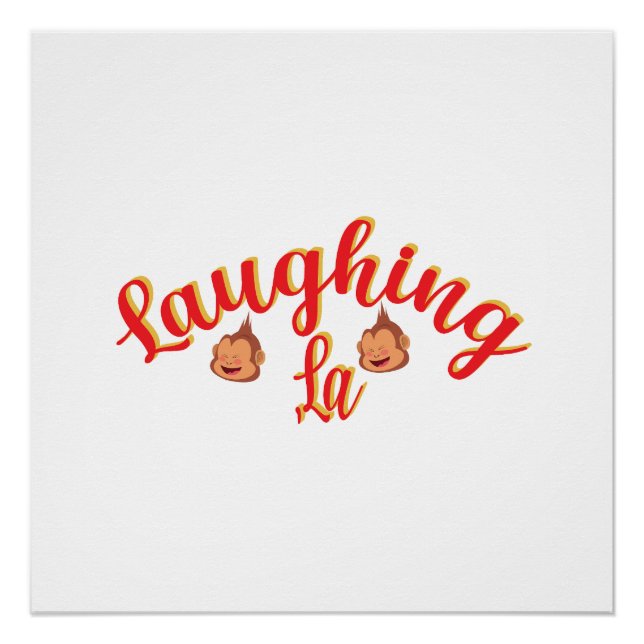 Póster Ríe, La. (Anverso)