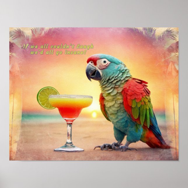 Póster Ríe loca - (Frente)