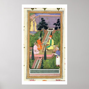 Póster Riegue los jardines, del álbum de Clive (aguazo en