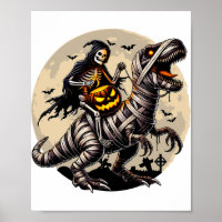 Riendo la momia Dinosaurio T Rex Calabaza Funny Ha