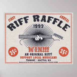 Póster Riff Raffle