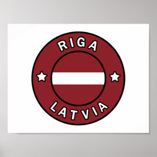 Póster Riga Latvia