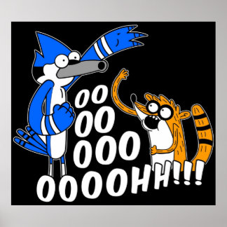 Póster Rigby y Mordecai