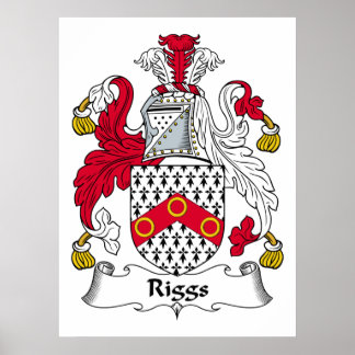 Póster Riggs Family Crest
