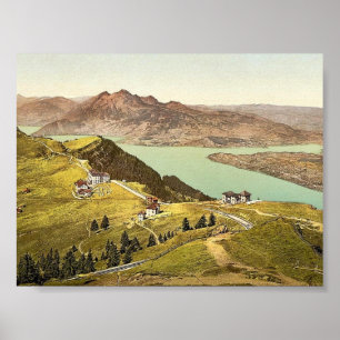 Póster Rigi Staffel y Pilatus, Rigi, Suiza