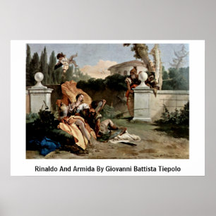 Póster Rinaldo Y Armida Por Giovanni Battista Tiepolo