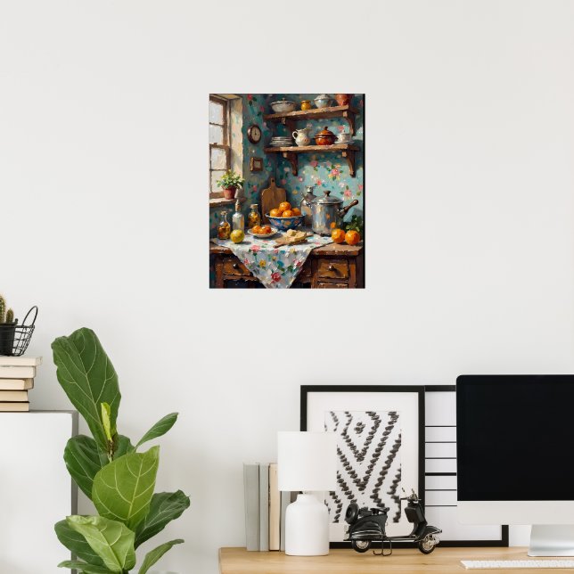 Póster Rincón de cocina Impasto (Oficina en casa)