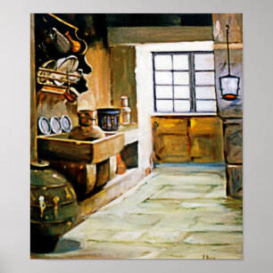 Póster Rincón gallego (Apunte)/Galician nook (Sketch)