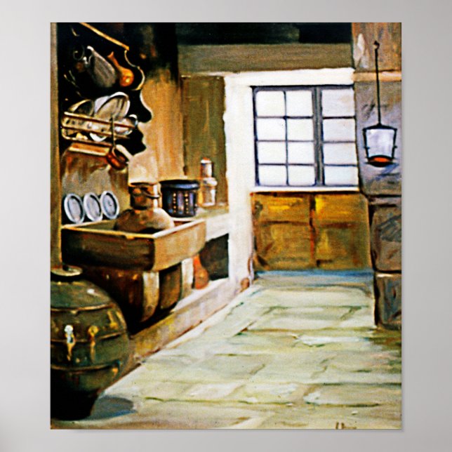 Póster Rincón gallego (Apunte)/Galician nook (Sketch) (Frente)