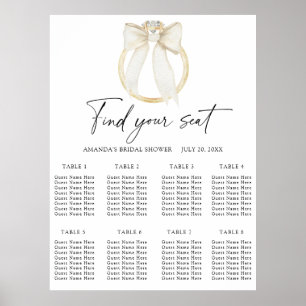 Póster Ring Bow Boda