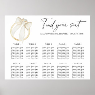 Póster Ring Bow Boda
