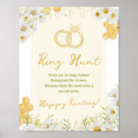 Ring Hunt Honeybee Bride Bee Bridal Weddal Shower