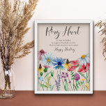 Póster Ring Hunt Wildflower Charm Bridal Shower Game<br><div class="desc">Juego de actividades Ring Hunt Wildflower Bridal Shower con instrucciones personalizadas. Este diseño botánico acuático tiene un borde de bonito de flores silvestres, incluyendo el trébol de mariposa de flor de maíz de margarita y la campanilla azul. Una floral moderna y elegante con una caligrafía abundante. Perfecto para el campo...</div>