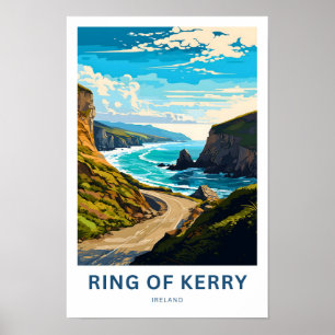 Póster Ring of Kerry Ireland Travel Print