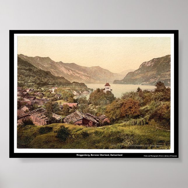 Póster Ringgenberg, Bernese Oberland, Suiza (Frente)