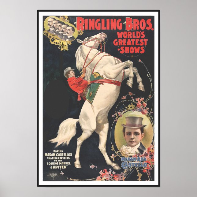 Póster Ringling Bros 1899 POSTER CIRCUS (Frente)