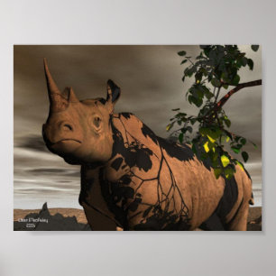 Póster Rinoceronte