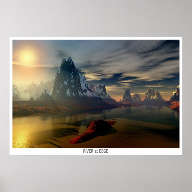 Póster Río al borde del mundo (Frente)