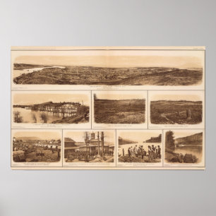 Póster Río Chattanooga Tennessee