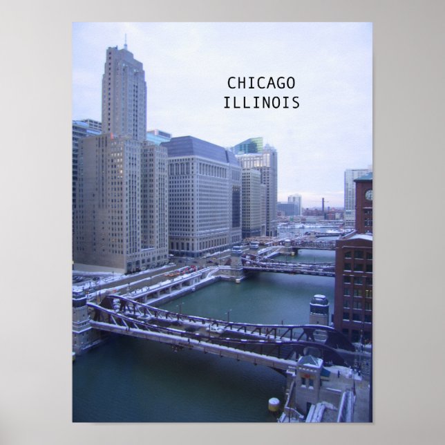 Póster Río Chicago (Frente)