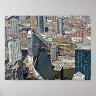 Póster Río Chicago