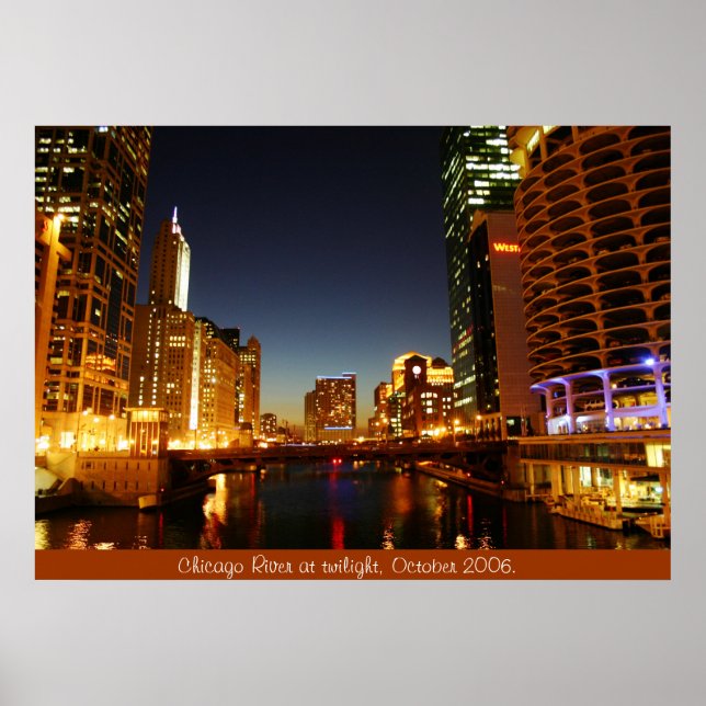 Póster Río Chicago (Frente)