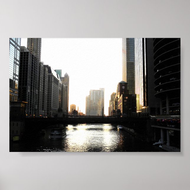 Póster Río Chicago (Frente)