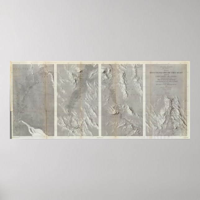 Póster Río Colorado del Oeste (Frente)