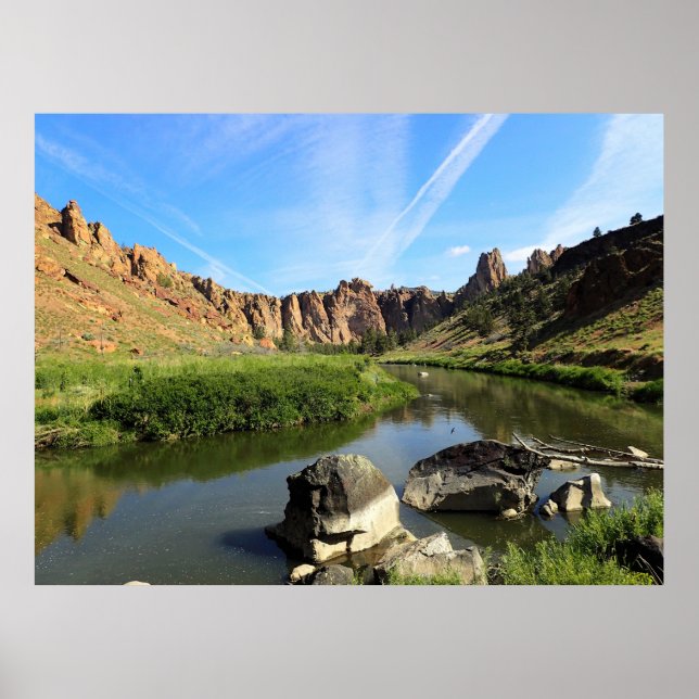 Póster Río cruzado, OR (Frente)