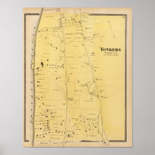 Póster Río Dale y mapa del atlas del Mt San Vicente
