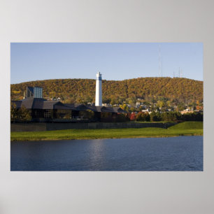 Póster Río de Chemung en Corning NY