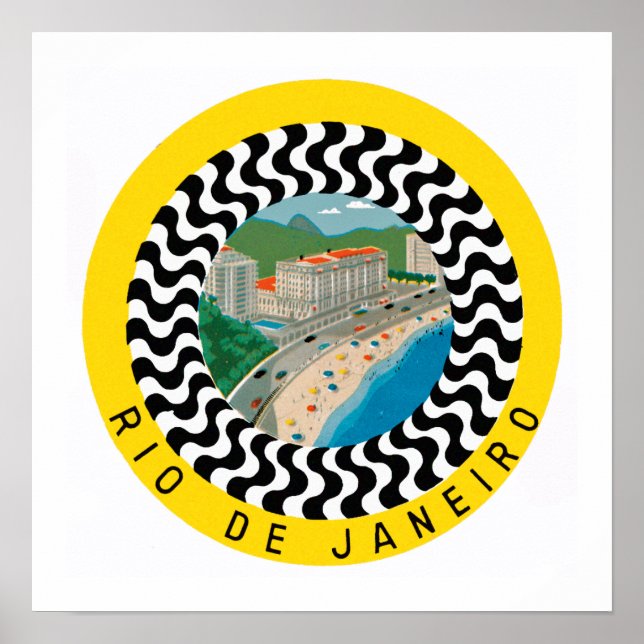 Póster Río de Janeiro (Frente)