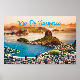 Póster Río de Janeiro Brasil