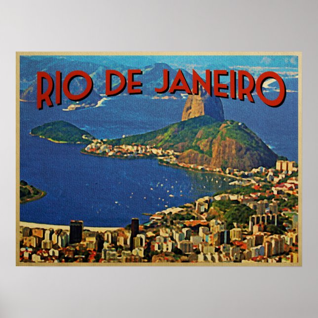 Póster Río de Janeiro Brasil (Frente)