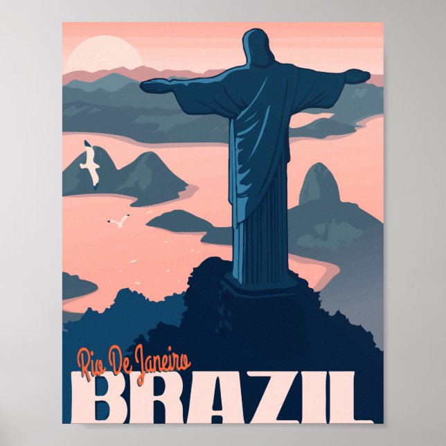 Póster Río de Janeiro Brasil (Frente)