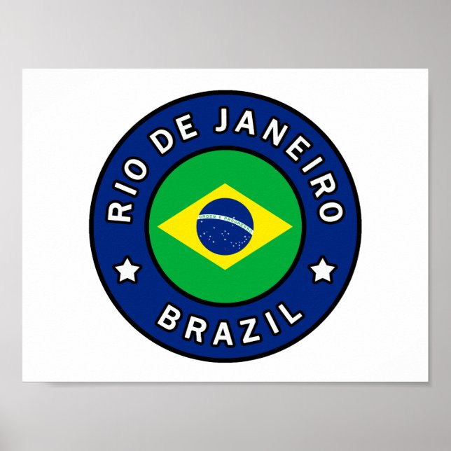 Póster Río de Janeiro Brasil (Frente)
