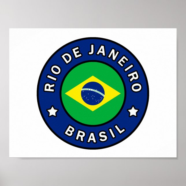 Póster Río de Janeiro Brasil (Frente)