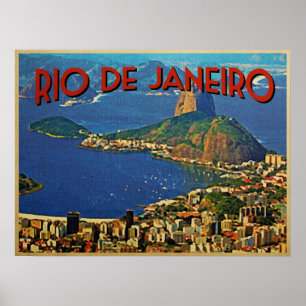 Póster Río de Janeiro el Brasil