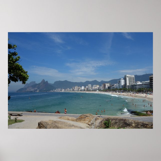 Póster Río de Janeiro Ipanema (Frente)