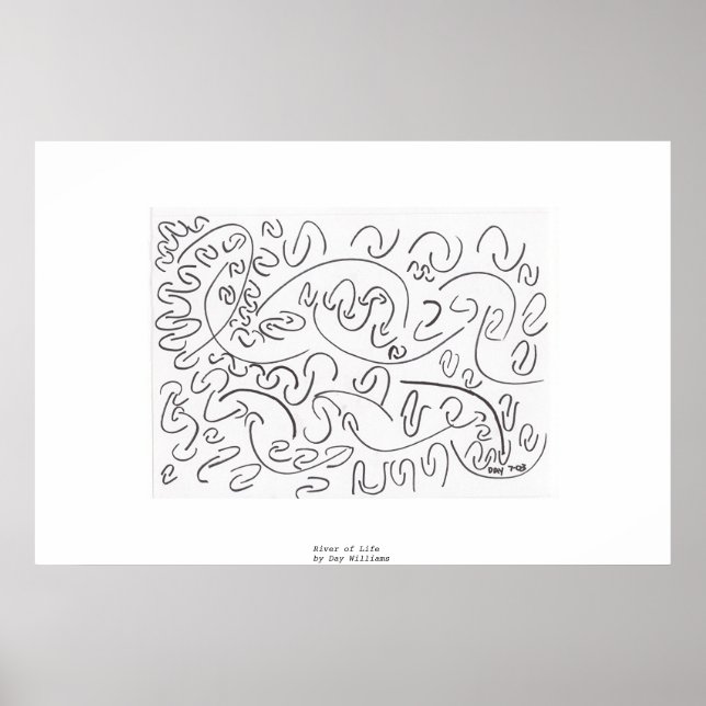 Póster Río de la Vida (Frente)