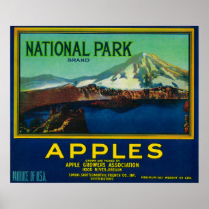 Póster Río de LabelHood del cajón de Apple del parque