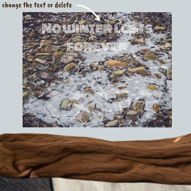 Póster Río de montaña congelado (Subido por el creador)